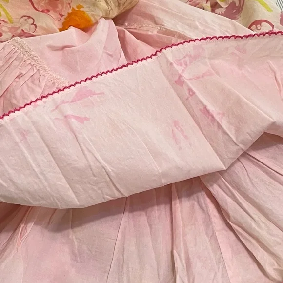 Anthropologie Floreat Morning Stroll Cat Dress Fit Flare Floral Smocked Retro 6 - Picture 13 of 16